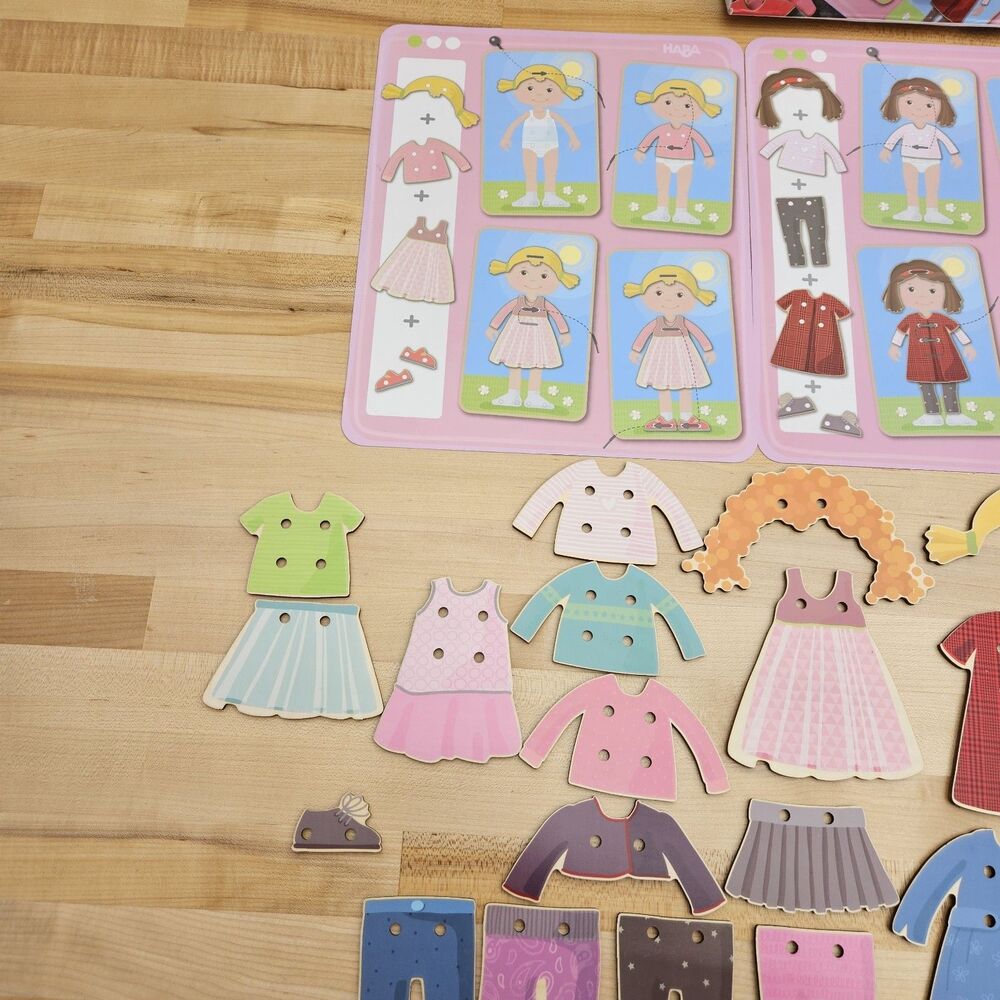 Dress Me Threading Game by HABA Lacing Toddler String Fine Motor Game - Picture 7 of 8